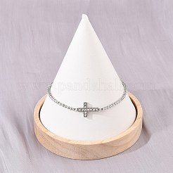 304 Stainless Steel Cup Chains Bracelets for Women&nbsp;BJEW-D364-01A-P