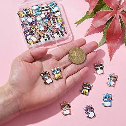40Pcs 8 Colors Zinc Alloy Pendants&nbsp;FIND-CJ0001-73