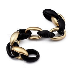Handmade Spray Painted CCB Plastic Cable Chains&nbsp;AJEW-JB00739