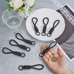 8Pcs Polyester Knitting Wrist Lanyard Hand Mobile Straps&nbsp;AJEW-ME0002-52