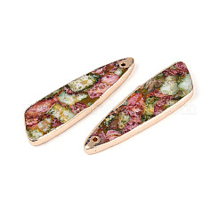 Dyed Natural Regalite/Imperial Jasper/Sea Sediment Jasper Pendants&nbsp;G-T143-25A