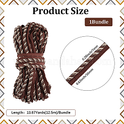 12.5M Polyester Twisted Lip Cord Trim&nbsp;OCOR-WH20005-07A