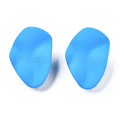 Spray Painted Iron Stud Earring Findings&nbsp;IFIN-N008-020B