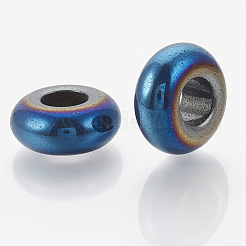 Electroplated Non-magnetic Synthetic Hematite Beads&nbsp;G-T094-10C