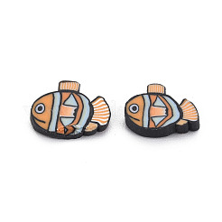 Handmade Polymer Clay Cabochons&nbsp;CLAY-N006-107