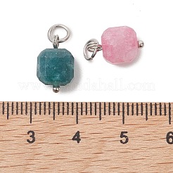 Dyed Natural White Jade Pendants&nbsp;PALLOY-JF05501-01
