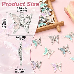 16Pcs 8 Styles Alloy Enamel Pendants&nbsp;FIND-YW0011-64