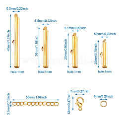 Iron Slide On End Clasp Tubes&nbsp;FIND-PJ0001-01
