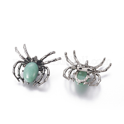 Natural Green Aventurine Brooch&nbsp;G-A176-C10-1