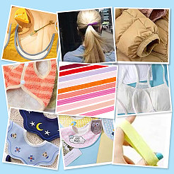30M 10 Colors Flat Polyester Elastic Cord&nbsp;OCOR-BC0006-33B