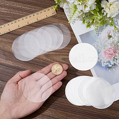 240Pcs Transparent Plastic Film for Badge&nbsp;DIY-CP0013-95