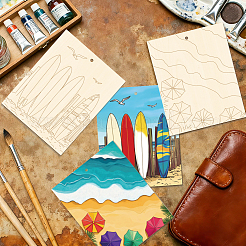 20Pcs Rectangle Unfinished Plywood Picture Sets&nbsp;DIY-WH0899-763
