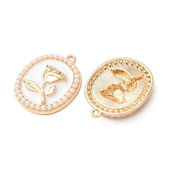 Alloy Enamel Pendants&nbsp;AL-CBA3036-04G-01
