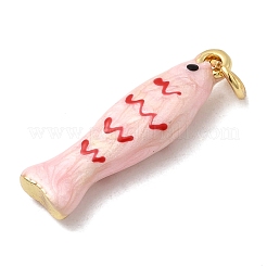 Brass Enamel Pendants&nbsp;KK-H092-08G