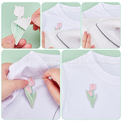 12Pcs 12 Styles Computerized Embroidery Cloth Self Adhesive Patches&nbsp;PATC-WH0002-089