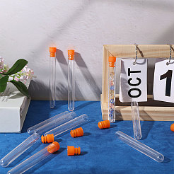 150Pcs Plastic Sewing Needle Organizers Tubes with Cap&nbsp;CON-CA0001-037A