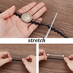 25M Polyester Elastic Lace Trim Ribbons&nbsp;OCOR-PH0006-27C