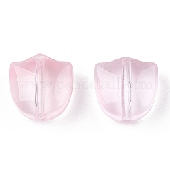 Spray Painted Transparent Glass Beads&nbsp;X-GLAA-T022-26-A01