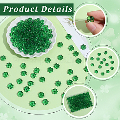 200Pcs Transparent Acrylic Beads&nbsp;OACR-SP0002-40A