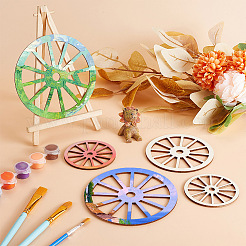 12Pcs 3 Style Unfinished Wood Slices&nbsp;WOOD-OC0002-79