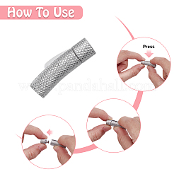 6Pcs 304 Stainless Steel Bayonet Clasps&nbsp;STAS-DR0001-18P