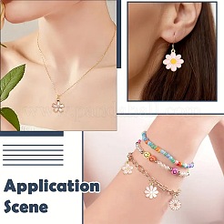 80Pcs 20 Styles Alloy Enamel Pendants&nbsp;ENAM-FS0004-24