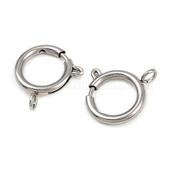 304 Stainless Steel Spring Ring Clasps&nbsp;STAS-B095-05H-P