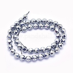 Terahertz Stone Beads Strands&nbsp;G-O166-34-8x8mm