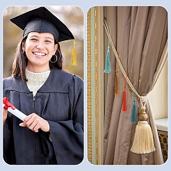 80Pcs Polyester Tassel Decorations&nbsp;DIY-YW0016-25A