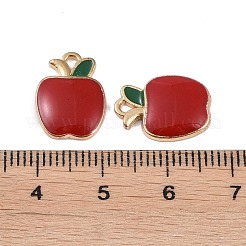 Teachers' Day Alloy Enamel Pendants&nbsp;ENAM-R149-02G