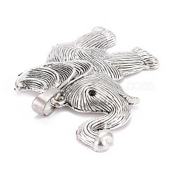 Tibetan Style Alloy Big Pendants&nbsp;PALLOY-I206-01AS