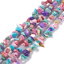 Synthetic Turquoise Beads Strands&nbsp;G-P332-24C
