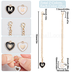 2 Sets Alloy Enamel Cup Pendant Decorations&nbsp;HJEW-SC0001-56M