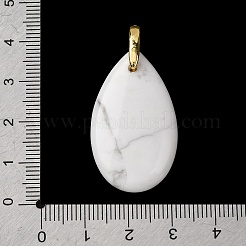 Natural Howlite Pendants&nbsp;G-B188-01G-03