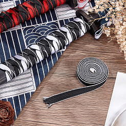 Coarse Synthetic Fiber Filament Ribbons&nbsp;DIY-WH0759-13B