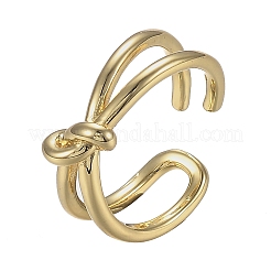 Adjustable Brass Cuff Rings&nbsp;X-RJEW-Z001-02G