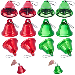 20Pcs 2 Colors Iron Bell Pendant Decoration&nbsp;AJEW-SC0031-28