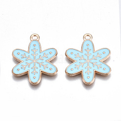 Alloy Enamel Pendants&nbsp;ENAM-Q442-024B-RS