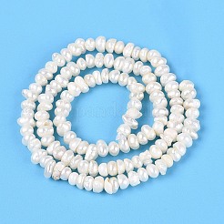 Natural Cultured Freshwater Pearl Beads Strand&nbsp;PEAR-N015-04C-01A