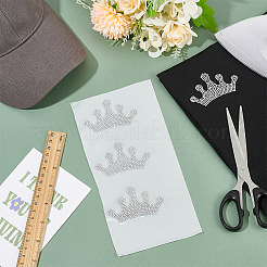 Crown Hotfix Rhinestone&nbsp;DIY-WH0622-047B