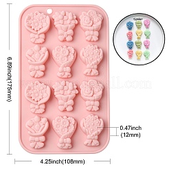 2Pc Bouquet Shape Silicone Molds&nbsp;ST-CJ0007-46