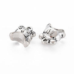 Tibetan Style Alloy Charms&nbsp;TIBEP-N010-013AS-RS