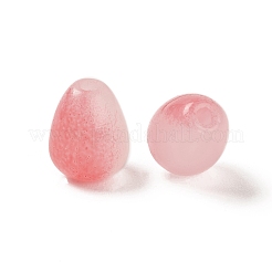 Opaque Spray Painted Glass Beads&nbsp;GLAA-D006-09