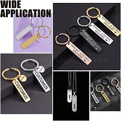 DIY Stamping Blank Tag Keychain Making Kit&nbsp;STAS-UN0039-58