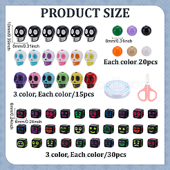 Halloween Theme DIY Bracelets Making Kits&nbsp;DIY-WH0750-046