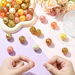 50Pcs 12 Styles Resin Rhinestone & Acrylic Beads Findings Kits&nbsp;DIY-CJ0003-31
