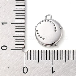 Brass with Cubic Zirconia Charms&nbsp;LS-KK-Q817-03P