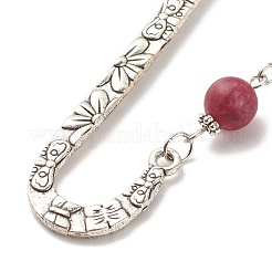 Tibetan Style Alloy Bookmarks&nbsp;AJEW-JK00182-03