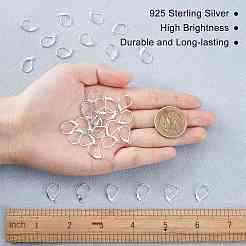 40Pcs Brass Huggie Leverback Earring Findings&nbsp;KK-CN0001-47