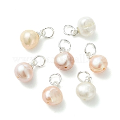 Natural Cultured Freshwater Pearl Pendants&nbsp;PALLOY-JF05299-02